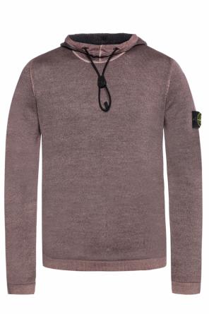 Sweatshirt with a logo application, zdjęcie 1 Sweatshirt with a logo application od Stone Island